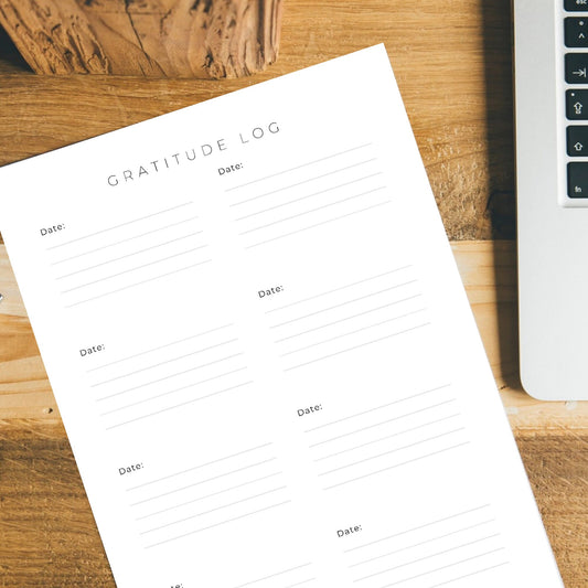 Minimal Gratitude Journal | Gratitude Journal Printable, Gratitude Tracker, Narcissistic Abuse Recovery, Gratitude printable